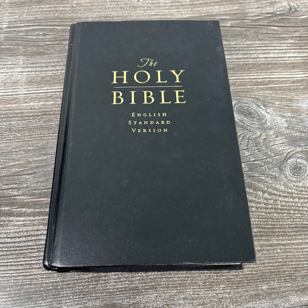 Crossway Holy Bible ESV English Standard Version Black Hardcover Good Condition